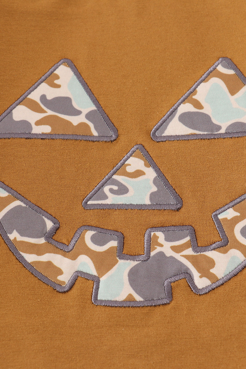 Halloween camouflage applique pants set