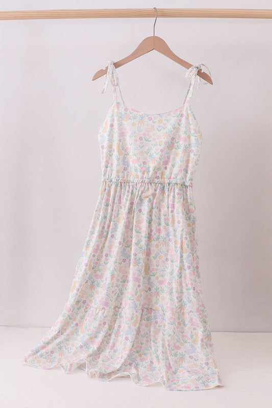 Floral print women dress
