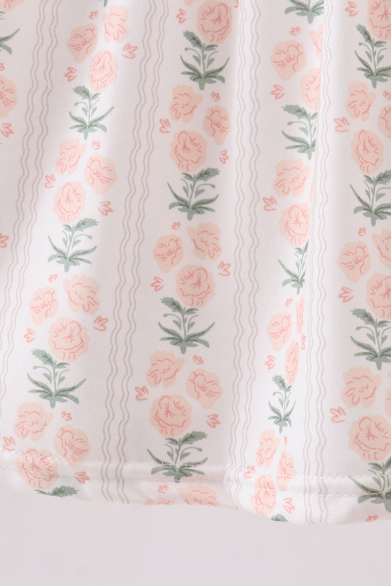 Sage floral mom&me dress