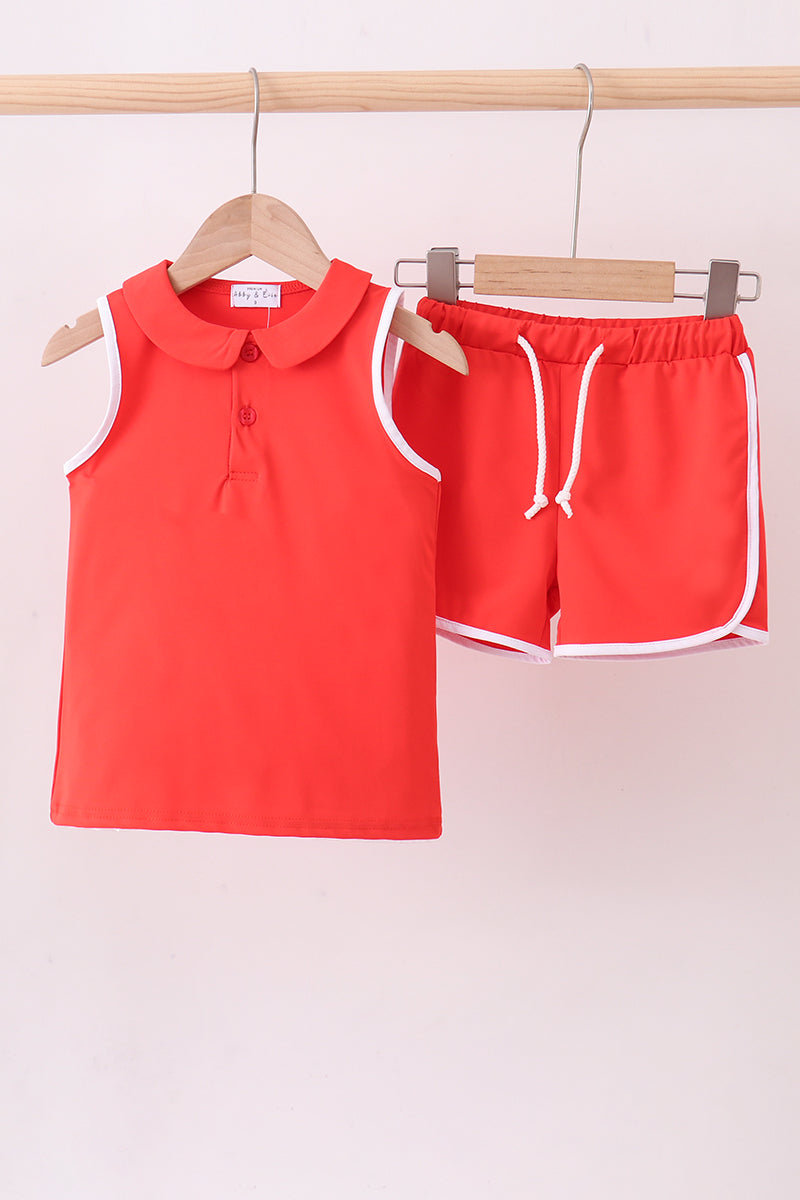 Coral active shorts set